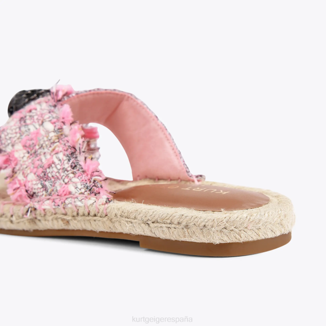 Kurt Geiger mujer alpargata london kensington 2LPR443 | calzados combinación rosa
